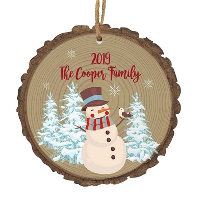 Christmas Wooden Craft Slices Ornament