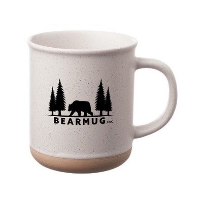 13.5 oz. Speckled Clay Coffee Mug (1 Color Imprint)