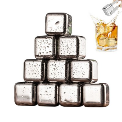 Chill in Style with Reusable Stainless Steel Ice Cubes