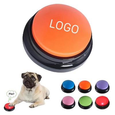 Voice Recording Button For Training Pet