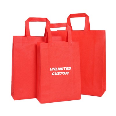 Non-woven Vertical Grocery Shopping Tote Bags