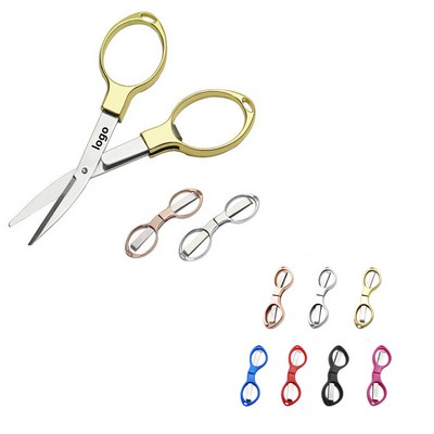 Safety Portable Travel Trip Folding Scissors