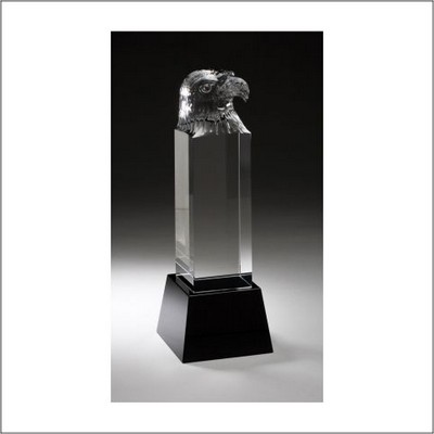 Crystal Eagle Award, 10 1/2"H