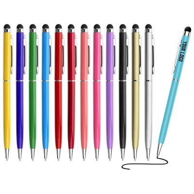 2 In 1 Slim Metal Stylus Pens