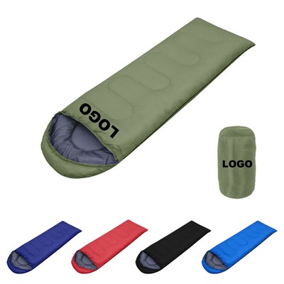 Envelope Hooded Outdoor Sleeping Bag