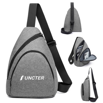 Sling Bag Chest Bag Single Shoulder Backpack Crossbody Bag For Men And Women