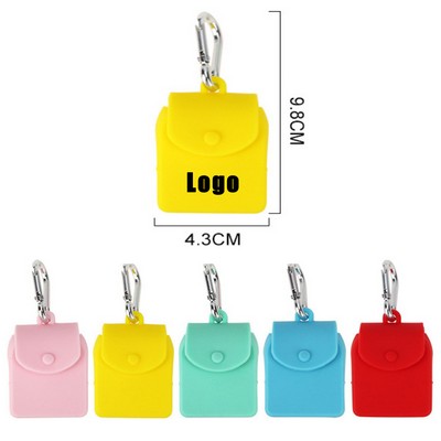 Multifunction Silicone Travel Flip Case With Carabiner