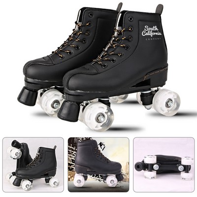 Retro Quad Design Roller Skates