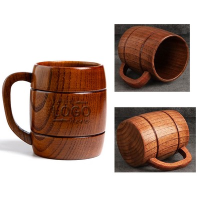 Wooden Beer Mug 12oz