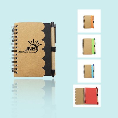 Spiral Eco Notebook with Pen