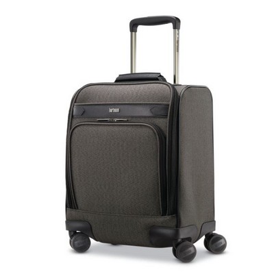 Hartmann® Black Herringbone Deluxe Underseat Carry On Spinner