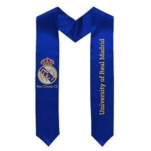 Embroidered Satin Graduation Stole - 36" x 3"