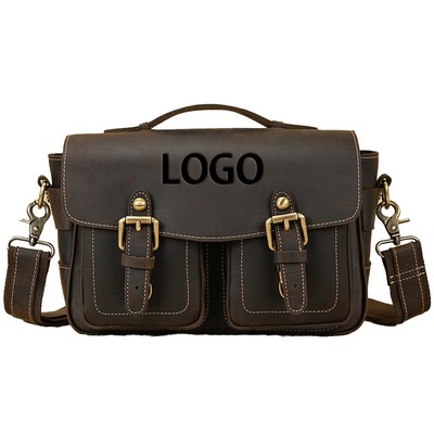 Genuine Leather Camera Bag