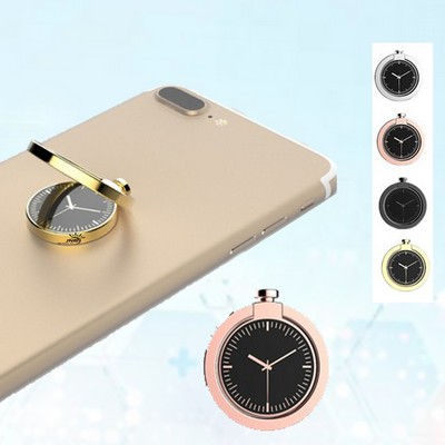 Mobile Phone Holder Finger Stand with Watch