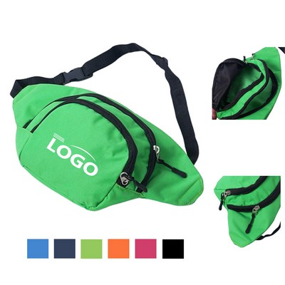 600D Polyester Waist Bag Fanny Pack