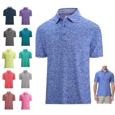 Moisture Wicking Quick-Dry Short Sleeve Casual Polo Shirts