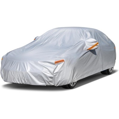 Car Cover Waterproof All Weather for Automobiles, Outdoor Full Cover Rain Sun UV Protection