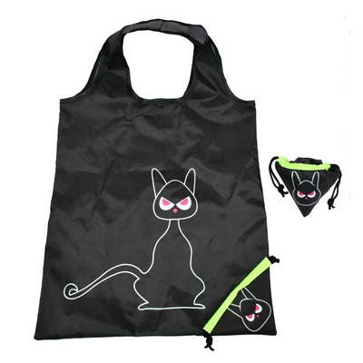 Full Color Folding Tote Bag with Drawstring Pouch