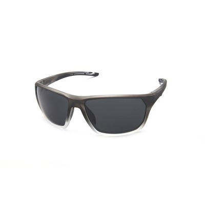 Sunglasses - Smoke Lenses - Black and White Gradient Frames