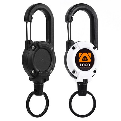 Retractable Key Chain With Steel Cable Climbing Key Ring