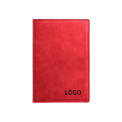 Classic PU Leather Page Notebook