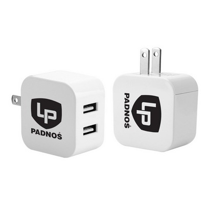 2 Port USB Fast Charging Wall Charger