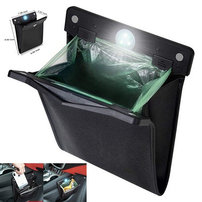 Smart LED Trash Can for Car