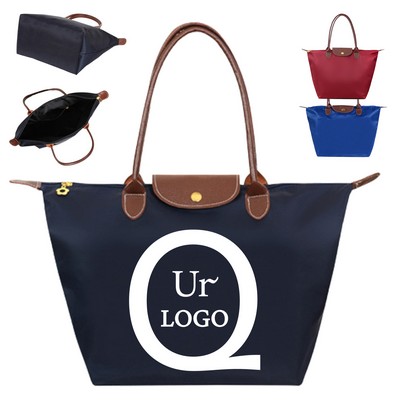 Oxford Cloth Tote Bag W/ Zipper