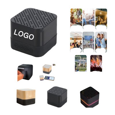 Mini Outdoor Wireless USB Speaker with Colorful Lights