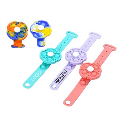 Fidget Toys Anti-Stress Rotating Silicone Bracelet