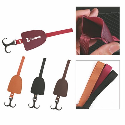 PU Leather Car Double Hook