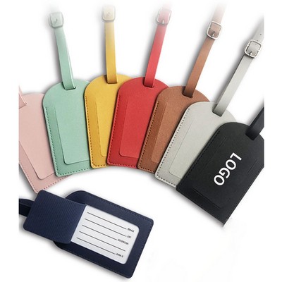 PU Leather Luggage Tag