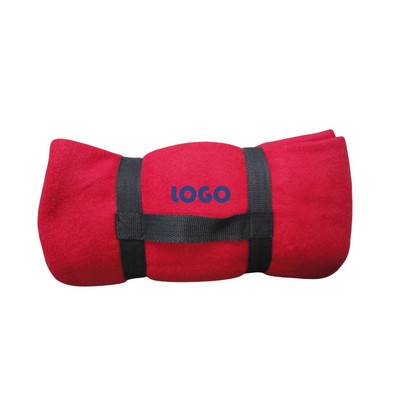 Fleece Blanket Nylon Strap