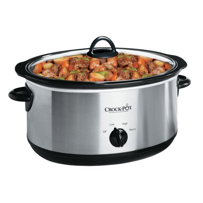 Crock-Pot® 7-Quart Slow Cooker, Manual, Stainless Steel