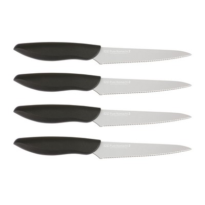 Kai Housewares Pure Komachi 2 4-Piece Serrated Steak Knife Set