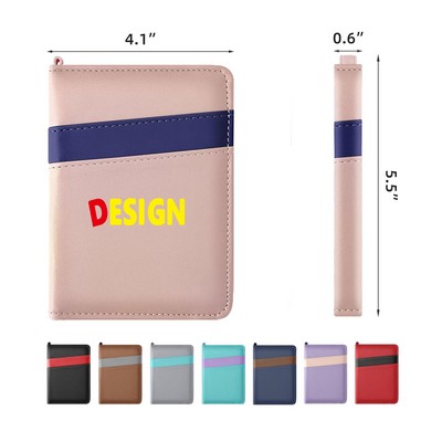 Passport Holder with Neck Lanyard Passport Case Passport Cover with Pen