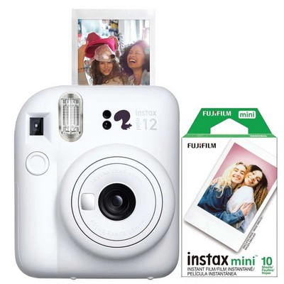 FujiFilm Instax Mini 12 Clay White w/10 exposures Film