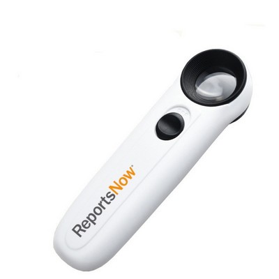 40x High Power Hand Held Magnifier With 2-LED Light