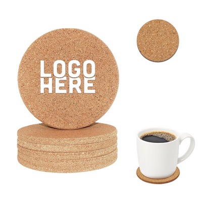 Round Cork Coaster