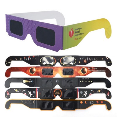 Custom Solar Eclipse Glasses (Full-Color)