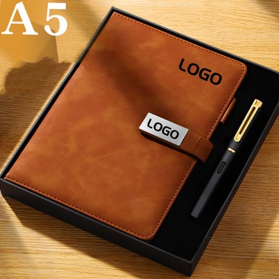 Large Notebook And Pen Gift Set