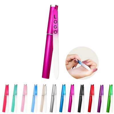 Glass Nail Files with Case