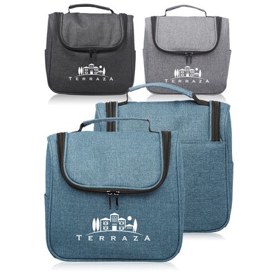 Road Trip Heathered Toiletry Bags