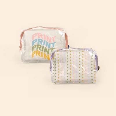 Clear Vinyl Busy Bee Pouch