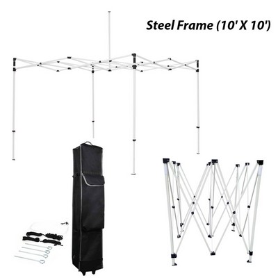 Pop Up Canopy Steel Frame (10'X10')