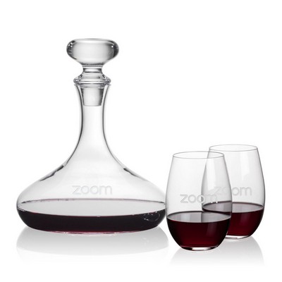 Stratford Decanter & Laurent Stemless Wine