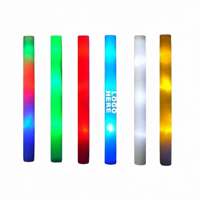 Multicolor LED Blank Foam Cheer Stick