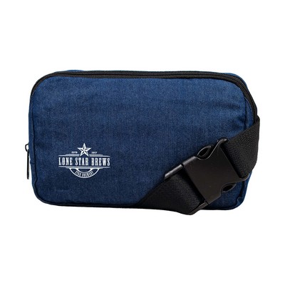 Recycled Denim Cross-Body Bag