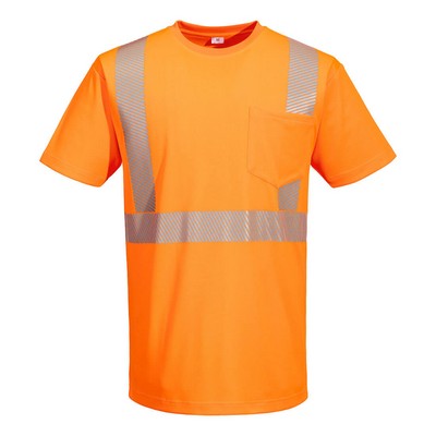 Hi-Vis Lightweight S/S T-Shirt Segmented Tape