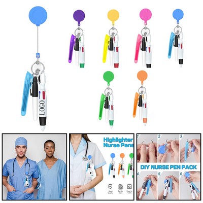 Retractable Nurse Pen Set